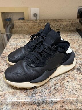 adidas x Y-3 Yohji Yamamoto Mens Kaiwa Leather Sneakers GX1053 Men’s Size 10.5